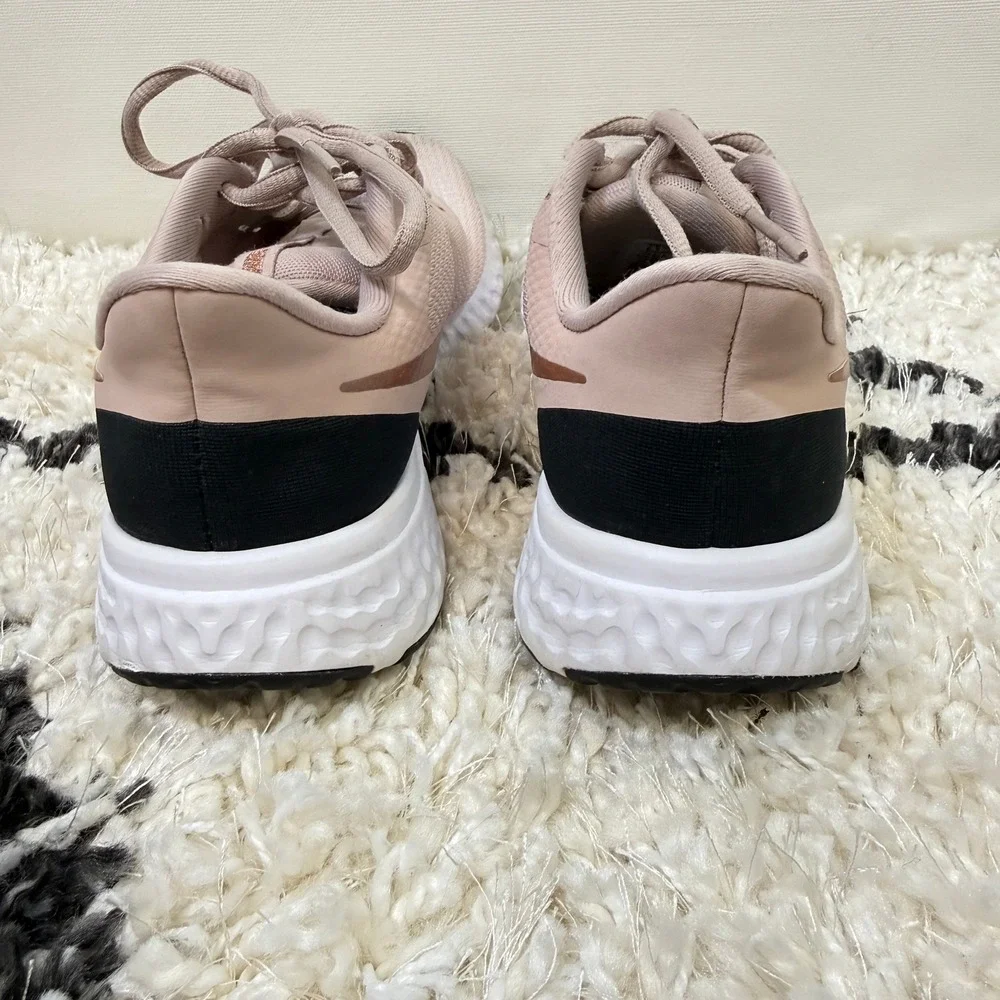 NIKE Pink Revolution 5 Mesh Lace‎ Up Running Shoes 6.5 - Picture 4 of 7